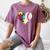 Autism Baseball Heart Autism Puzzle Baseball Mom Women's Comfort Colors T-Shirt Blue Jean