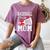 Baseball Cheer Mom Cheerleading Cheerleader Baseball Mom Women's Comfort Colors T-Shirt Blue Jean