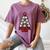 Baseball Christmas Tree Proud Baseball Mom Tee Women's Comfort Colors T-Shirt Blue Jean