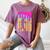 Baseball Drip Bat Boys Ice Cream American Flag 4th Of July Women's Comfort Colors T-Shirt Blue Jean