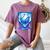 Baseball Drip Ice Cream Blue Glow Melt Ball Graphic Women's Comfort Colors T-Shirt Blue Jean Baseball Drip Ice Cream Blue Glow Melt Ball Graphic Women's Comfort Colors T-Shirt Blue Jean