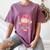 Baseball Drip Ice Cream Breast Cancer Awareness Boys & Girls Women's Comfort Colors T-Shirt Blue Jean