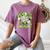 Baseball Drip Ice Cream Shamrock Irish St Patricks Men Women's Comfort Colors T-Shirt Blue Jean