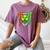 Baseball Drip Ice Cream St Patricks Day Shamrock Lucky Women's Comfort Colors T-Shirt Blue Jean Baseball Drip Ice Cream St Patricks Day Shamrock Lucky Women's Comfort Colors T-Shirt Blue Jean