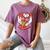 Baseball Ice Cream Drip Baseball Strawberry For Youth Red Women's Comfort Colors T-Shirt Blue Jean