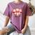 Baseball Mom Coquette Pink Bow Baseball Mom Women's Comfort Colors T-Shirt Blue Jean