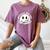 Baseball Mom Era Ball Mom Smile Face Groovy Mother's Day Women's Comfort Colors T-Shirt Blue Jean