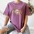 Baseball Mom With Garden Flowers Women's Comfort Colors T-Shirt Blue Jean Baseball Mom With Garden Flowers Women's Comfort Colors T-Shirt Blue Jean