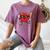 Baseball Valentines Day Heart Boys Sports Love Women's Comfort Colors T-Shirt Blue Jean