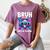 Bruh It's My 67 33 Days Of School Baseball 100 Days Smarter Women's Comfort Colors T-Shirt Blue Jean Bruh It's My 67 33 Days Of School Baseball 100 Days Smarter Women's Comfort Colors T-Shirt Blue Jean