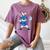Dripping Drip Baseball Rabbit Bunny Easter Men Boy Kid Women's Comfort Colors T-Shirt Blue Jean