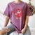 Drippy Baseball Mascot Valentine Heart Glasses Cartoon Women's Comfort Colors T-Shirt Blue Jean