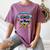 Happy 6733 Days Of School Baseball Drip 100th Day Of School Women's Comfort Colors T-Shirt Blue Jean
