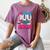 HUGvyn 100 Days Of School Baseball Ice Cream Teacher Student Women's Comfort Colors T-Shirt Blue Jean HUGvyn 100 Days Of School Baseball Ice Cream Teacher Student Women's Comfort Colors T-Shirt Blue Jean
