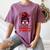 Loud And Proud Baseball Mom Messy Bun Leopard Mother Day Women's Comfort Colors T-Shirt Blue Jean