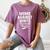 Moms Against Baseball Pants Present For Baseball Moms Women's Comfort Colors T-Shirt Blue Jean