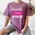 Mothers Don'T Make Me Use My Baseball Mom Voice Women's Comfort Colors T-Shirt Blue Jean