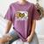 Peace Love Baseball Mom Leopard Print Mother's Day Women's Comfort Colors T-Shirt Blue Jean Peace Love Baseball Mom Leopard Print Mother's Day Women's Comfort Colors T-Shirt Blue Jean