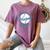 Professional Baseball Mom Team Sports Women's Comfort Colors T-Shirt Blue Jean