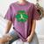 Retro Shamrock Baseball St Patricks Day Men Women Boys Girls Women's Comfort Colors T-Shirt Blue Jean Retro Shamrock Baseball St Patricks Day Men Women Boys Girls Women's Comfort Colors T-Shirt Blue Jean