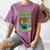 Spooky Zombie Respect The Drip Baseball Halloween Women's Comfort Colors T-Shirt Blue Jean Spooky Zombie Respect The Drip Baseball Halloween Women's Comfort Colors T-Shirt Blue Jean