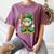 St Patricks Day Baseball Ice Cream Baseball Player Cartoon Women's Comfort Colors T-Shirt Blue Jean St Patricks Day Baseball Ice Cream Baseball Player Cartoon Women's Comfort Colors T-Shirt Blue Jean