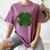St Patricks Day Shamrock Baseball Saint Paddy's Women's Comfort Colors T-Shirt Blue Jean St Patricks Day Shamrock Baseball Saint Paddy's Women's Comfort Colors T-Shirt Blue Jean