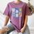 Stamps Coquette Bow Baseball Kids Youth Girls Baseball Mom Women's Comfort Colors T-Shirt Blue Jean Stamps Coquette Bow Baseball Kids Youth Girls Baseball Mom Women's Comfort Colors T-Shirt Blue Jean