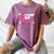 Strike Out Cancer Breast Cancer Awareness Baseball Warrior Women's Comfort Colors T-Shirt Blue Jean