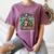 Tired Mom's Baseball Club Surviving On Snacks And Home Runs Women's Comfort Colors T-Shirt Blue Jean Tired Mom's Baseball Club Surviving On Snacks And Home Runs Women's Comfort Colors T-Shirt Blue Jean