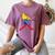 Venezuela Baseball Women's Comfort Colors T-Shirt Blue Jean Venezuela Baseball Women's Comfort Colors T-Shirt Blue Jean