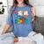 100 Days Of School Baseball Boys Kids Colorful 100th Day Women's Comfort Colors T-Shirt Chalky Mint 100 Days Of School Baseball Boys Kids Colorful 100th Day Women's Comfort Colors T-Shirt Chalky Mint