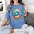 100 Days Of School Baseball Drip Boys 100th Day Of School Women's Comfort Colors T-Shirt Chalky Mint