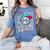 100 Days Of School Baseball Drip Ice Cream Boys Kids Women's Comfort Colors T-Shirt Chalky Mint