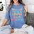 100 Days Of School Baseball Drip 100 Days Of School Women's Comfort Colors T-Shirt Chalky Mint