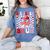 6 7 Bruh Six Seven Valentine Heart Baseball Women's Comfort Colors T-Shirt Chalky Mint