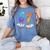 6 7 Six Seven Meme Hands Ice Cream Baseball Drip Boy Girl Women's Comfort Colors T-Shirt Chalky Mint