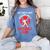 Act Like a Lady Scream Like a Baseball Mom Baseball Women's Comfort Colors T-Shirt Chalky Mint