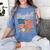 American Flag Baseball Player Bat Fan Catcher Pitcher USA Women's Comfort Colors T-Shirt Chalky Mint American Flag Baseball Player Bat Fan Catcher Pitcher USA Women's Comfort Colors T-Shirt Chalky Mint
