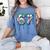 Baseball 67 Six Seven Gen Alpha Meme Blue Drip Boys Women's Comfort Colors T-Shirt Chalky Mint