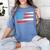 Baseball American Flag Patriotic USA Pride Women's Comfort Colors T-Shirt Chalky Mint Baseball American Flag Patriotic USA Pride Women's Comfort Colors T-Shirt Chalky Mint