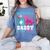 Baseball Or Bows Daddy Loves You Gender Reveal Family Women's Comfort Colors T-Shirt Chalky Mint