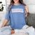 Baseball Bubble Letter Women's Comfort Colors T-Shirt Chalky Mint