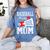 Baseball Cheer Mom Cheerleading Cheerleader Baseball Mom Women's Comfort Colors T-Shirt Chalky Mint