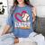 Baseball Daddy Baseball Heart Family Matching Women's Comfort Colors T-Shirt Chalky Mint