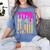 Baseball Drip Bat Boys Ice Cream American Flag 4th Of July Women's Comfort Colors T-Shirt Chalky Mint