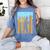 Baseball Drip Dripping Ice Cream Sport Player American Flag Women's Comfort Colors T-Shirt Chalky Mint Baseball Drip Dripping Ice Cream Sport Player American Flag Women's Comfort Colors T-Shirt Chalky Mint