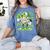 Baseball Drip Ice Cream Shamrock Irish St Patricks Men Women's Comfort Colors T-Shirt Chalky Mint