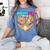 Baseball Drip Number 67 Ice Cream Home Plate Drip Women's Comfort Colors T-Shirt Chalky Mint