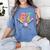 Baseball Drip Number 67 Player Women's Comfort Colors T-Shirt Chalky Mint